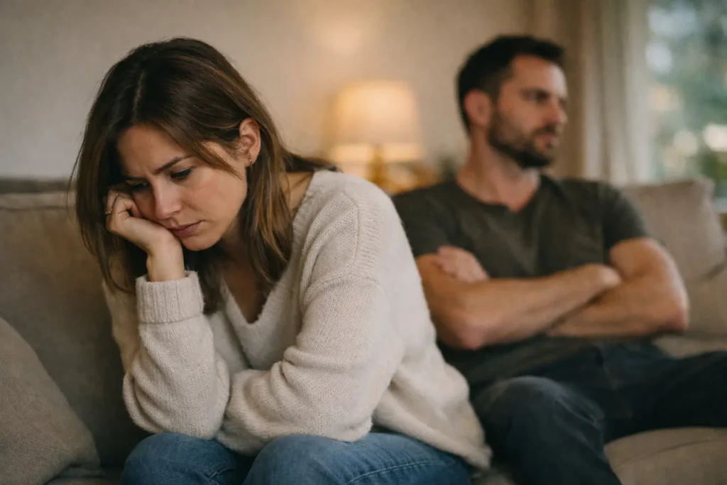Señales de chantaje emocional sutil en pareja