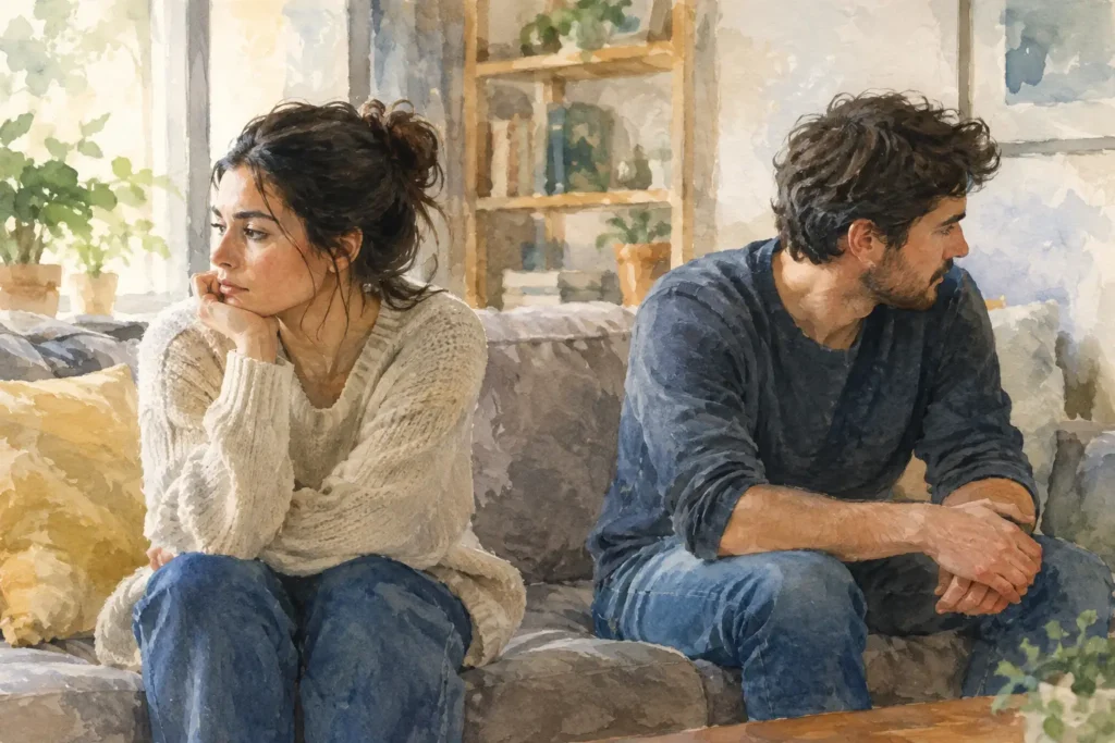 Cómo afrontar el silencio emocional en pareja